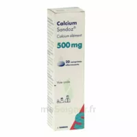 Calcium Sandoz 500 Mg, Comprimé Effervescent à Noé