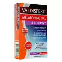 Valdispert Melatonine 1,9 Mg 4 Actions Comprimés B/30 à Noé