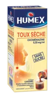 Humex 0,33 Mg/ml Solution Buvable Toux Sèche Oxomemazine Sans Sucre édulcorée à L'acésulfame Potassique Fl/150ml à Noé