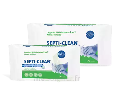 Septi-clean Lingette DÉsinfectante Paquet/70 à Noé